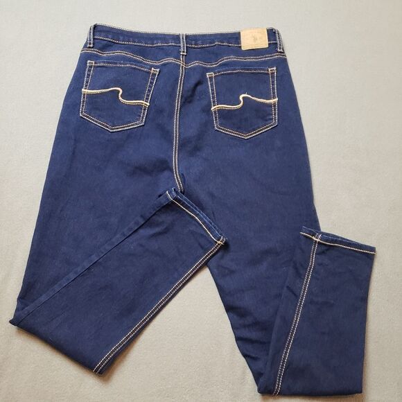 U.S. Polo assn. high rise skinny jeans size 14 - Picture 9 of 12